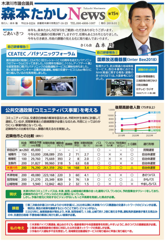 森本たかしNews第15号